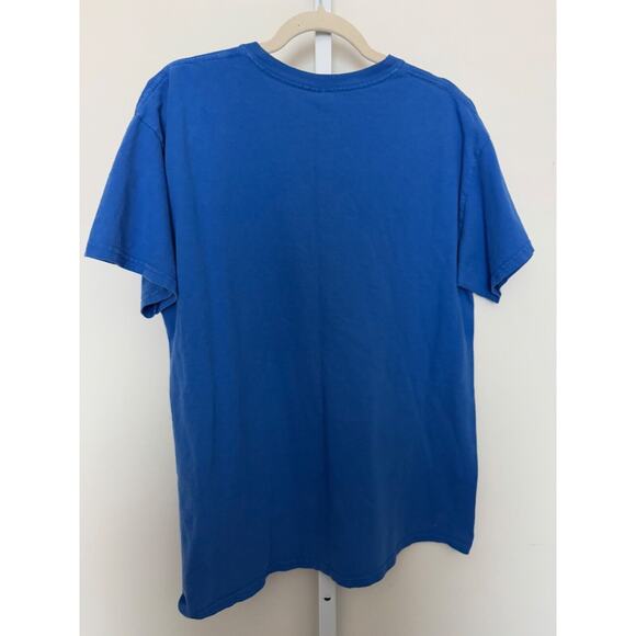 Vintage Jesus T-Shirt Nothing But the Blood of Jesus Mens Size L Christian Y2K - Picture 4 of 4